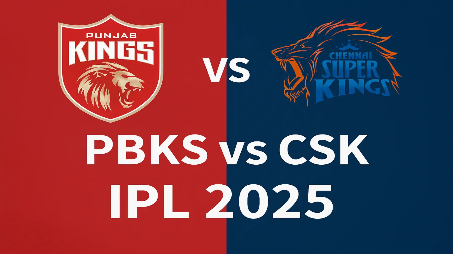 PBKS vs CSK, IPL 2025 – Dream11 Prediction, Fantasy Team Tips & Today Match Picks