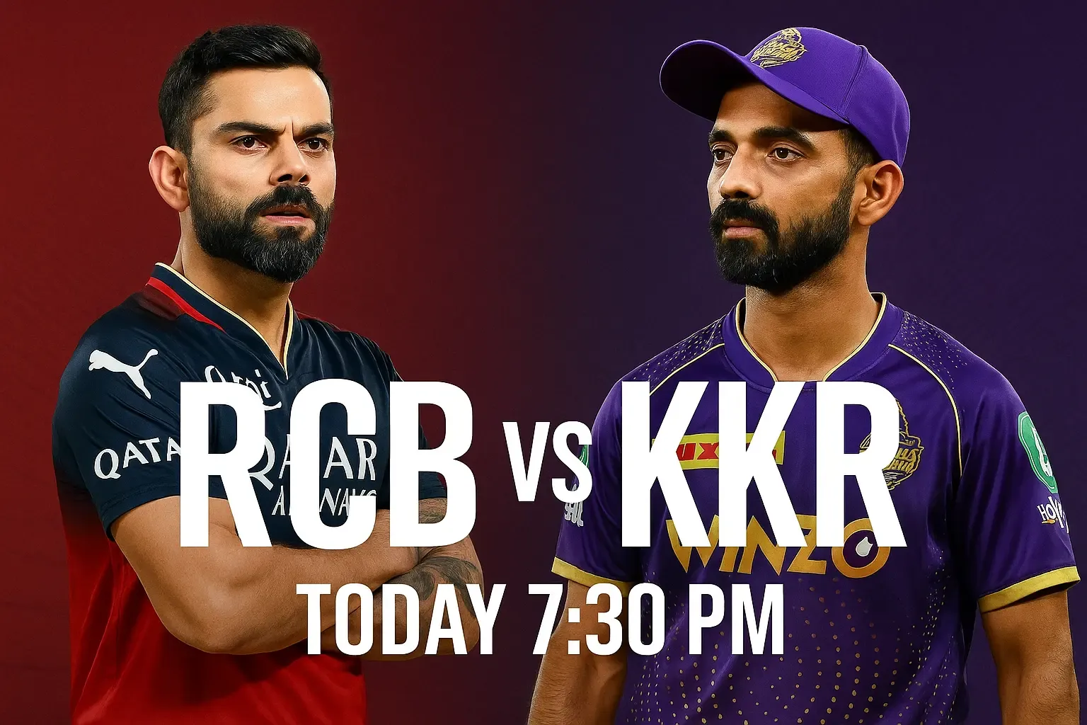 RCB vs KKR: Dream11 Prediction, Fantasy Tips, Pitch Report & Key Players | IPL 2025